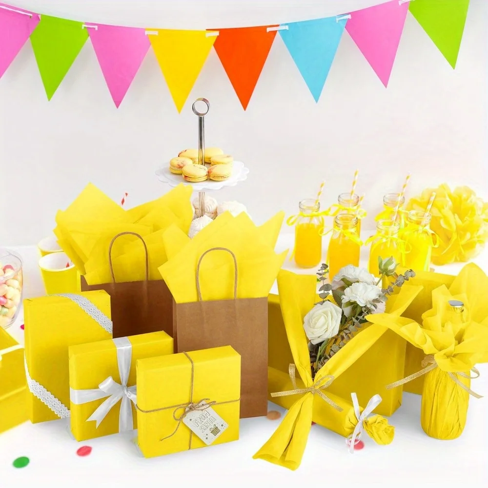 Craft Paper Flower Wrapping Paper Gift Wrapping Paper 10 Sheets 50*66cm