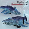2.4G RC Crocodile Swinging Dragon High Speed Remote Control Simulation Mosasaurus Water Toys Kids Toys Boys Outdoor Game Gifts 4