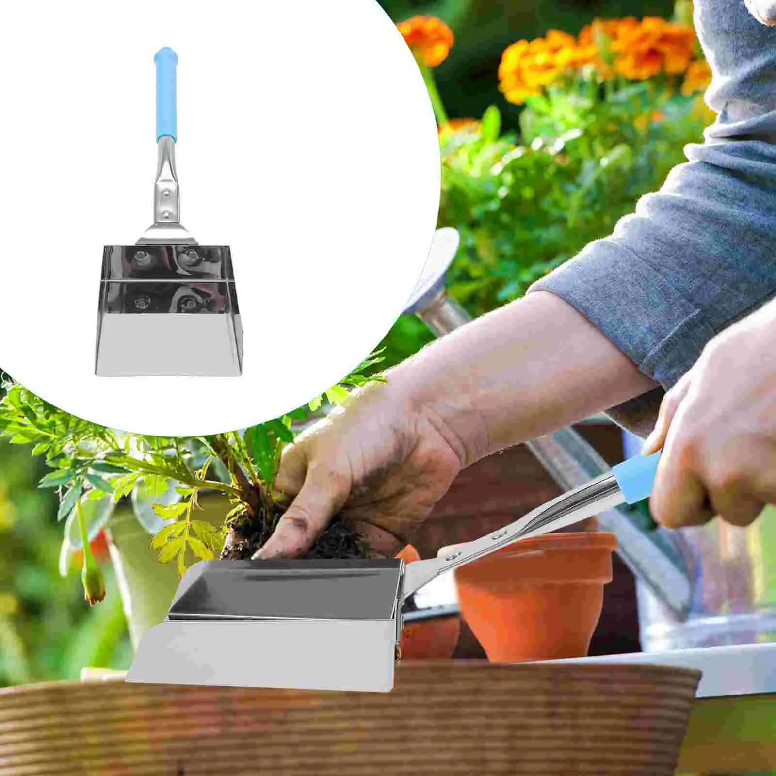 Potted Shove Lfor Kids Stainless Steel Bonsai Soil Scoop Griddle Small Gardening