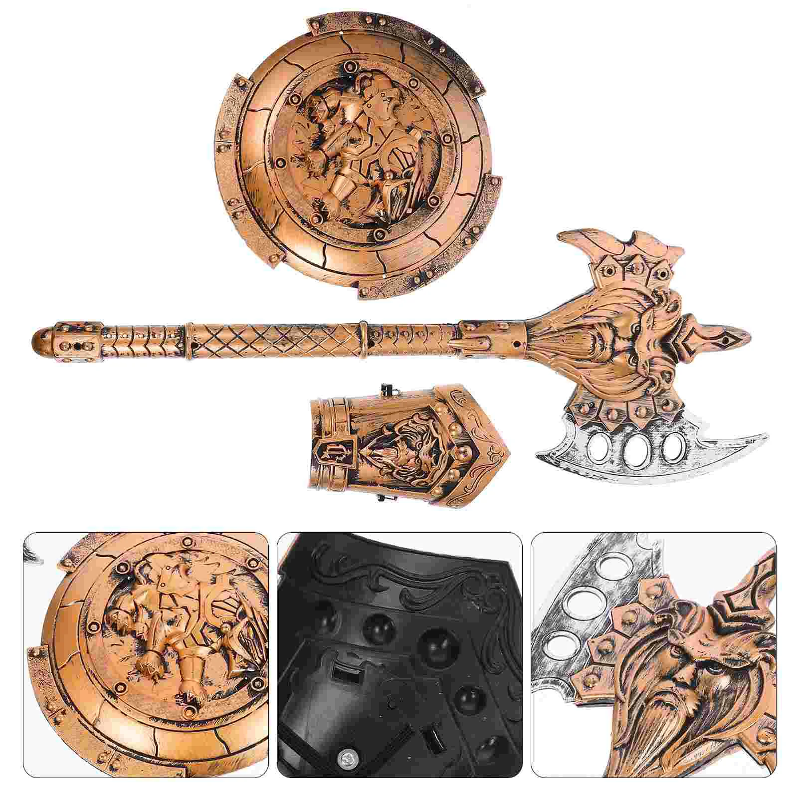 

Set Cosplay Accessories Plastic Toys Boys Photo Prop Plaything Performance Battle Armaments Kids