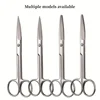 Stainless steel Surgical Straight Bend tip surgical instruments stitches tissue Scissors Medical Emergency Field Equip Shearing 2