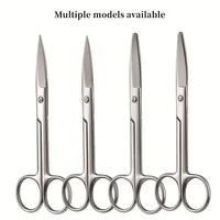 Stainless steel Surgical Straight Bend tip surgical instruments stitches tissue Scissors Medical Emergency Field Equip Shearing 2