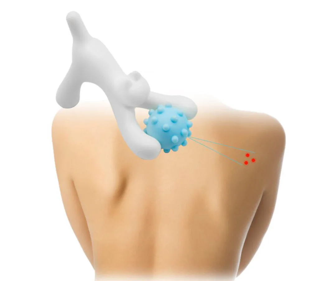 The new plastic multi-function manual roller massager face legs cats yawn massager