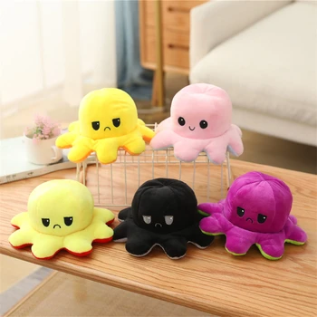 Reversible / Flip Octopus Plush Toy