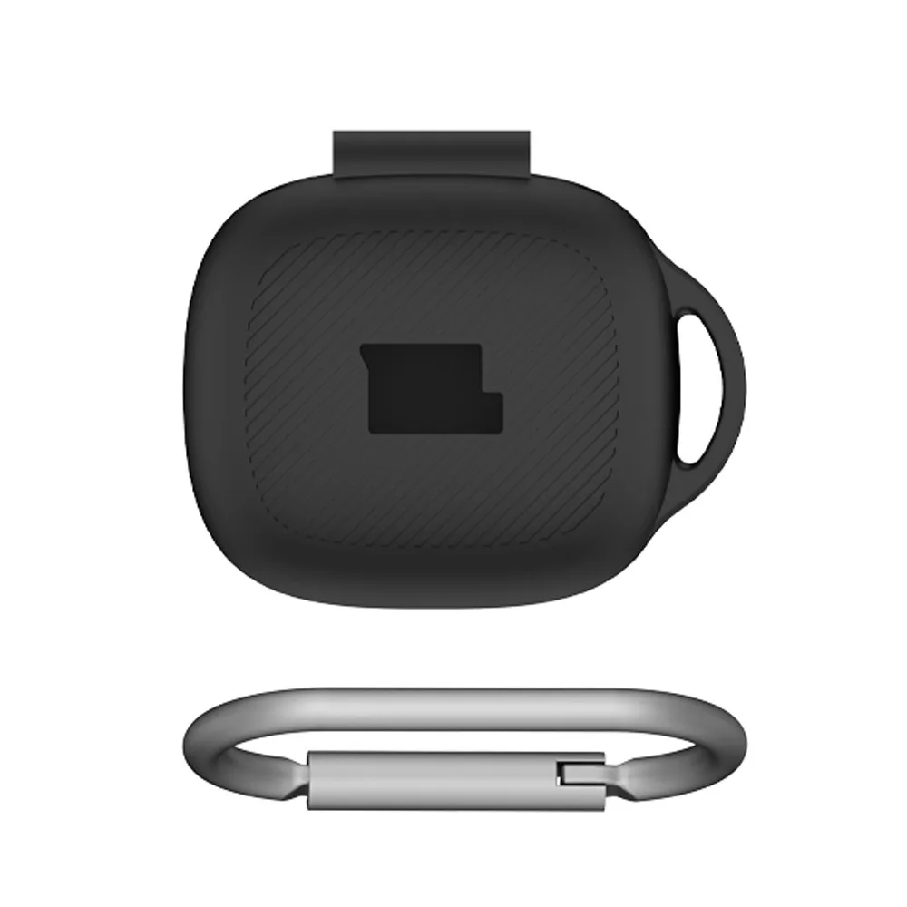Silicone Earphone Case with Keychain - Anti-Scratch & Shockproof Protective Cover for Headphone Accessories