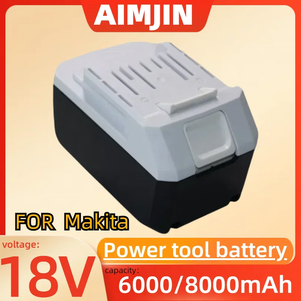 

18V 6.0Ah 8.0Ah Li-ion Rechargeable Battery BL1813G BL1820G Replace for Makita BL1840G BL1811G HP457D Tool Batteries