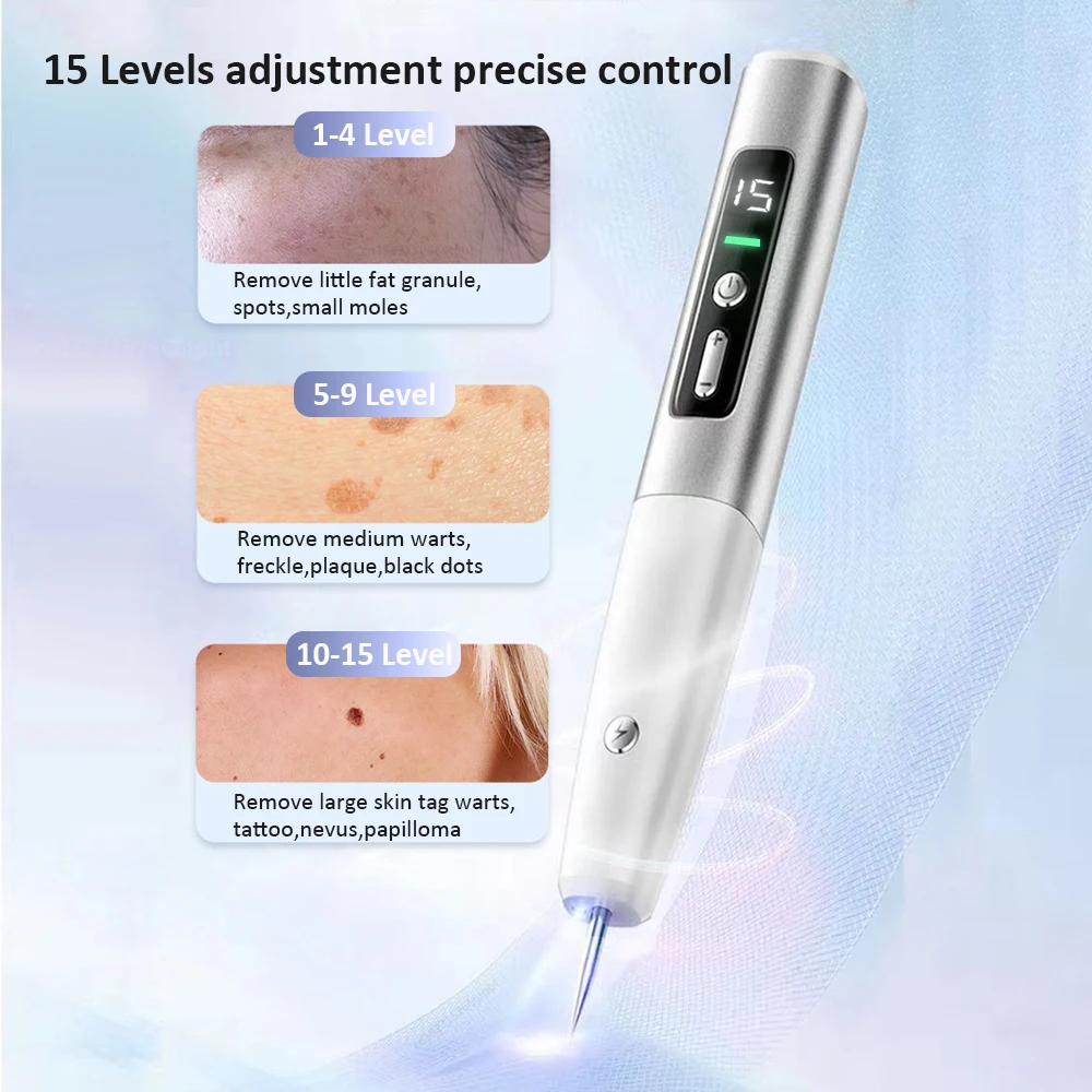 Laser Plasma Pen Electric Skin Tag Remover Tattoo Papilloma Mole Dark Spot Removal Blemish Wart Freckle Eliminator For Face Body