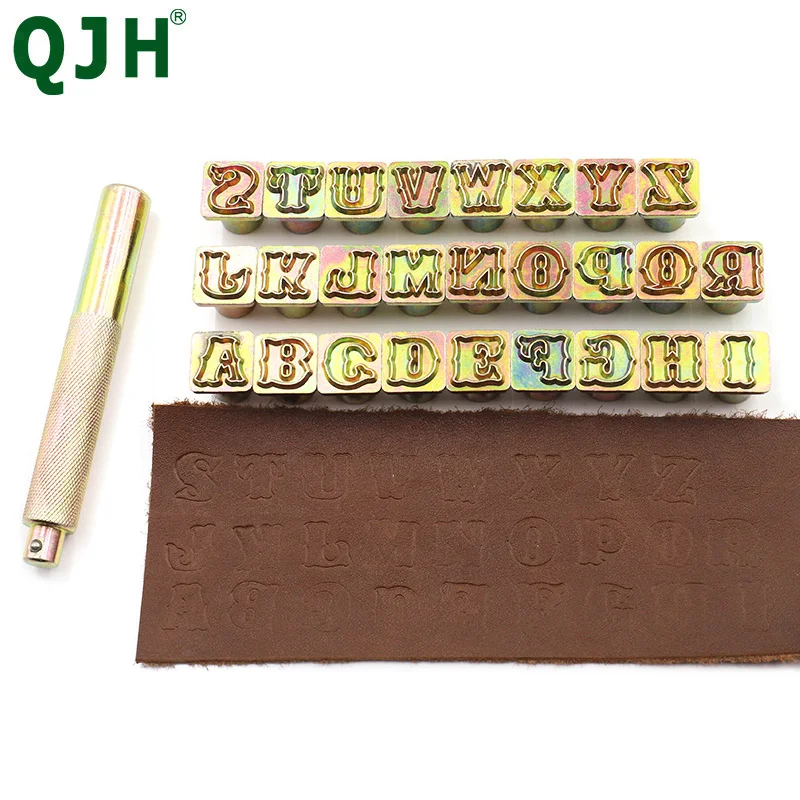 Number Letter Stamp Set Leather Craft Stamps Leather Letter Punch Alphabet Number Stamp Set Metal Stamping Marker 1set 26 Capital Letters Leather Stamping Tool Metal Fancy Alphabet Stamp Print Kit Ideal for Leather Art Craftwork Carving