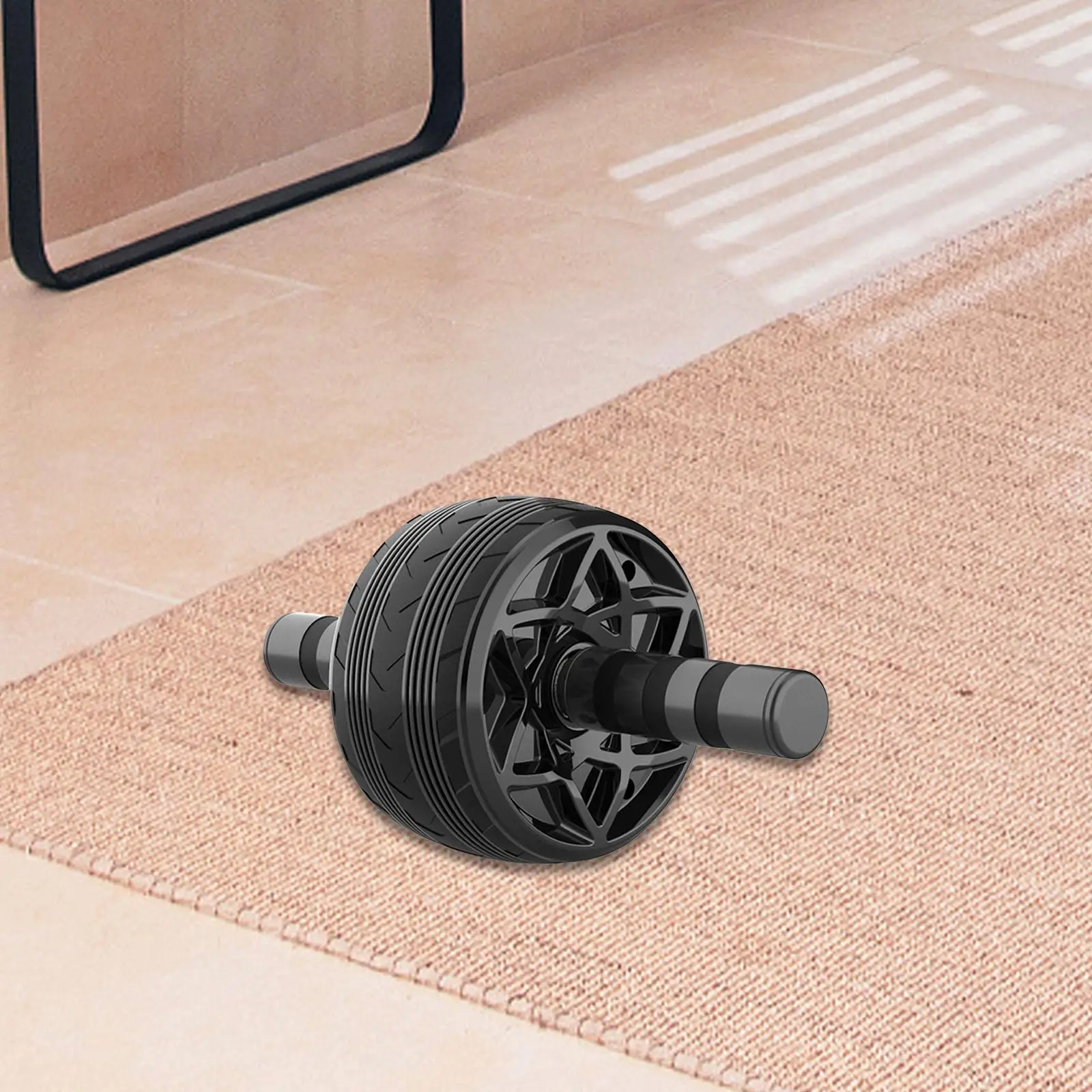 Abdominal Wheel Exercise Trainer with Knee Mat