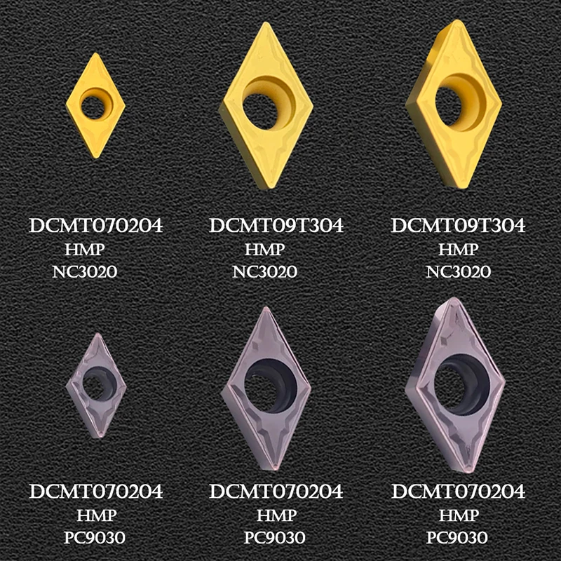 

Пластины для токарных станков DCMT070204 DCMT11T304 DCMT11T308 PC9030 NC3020
