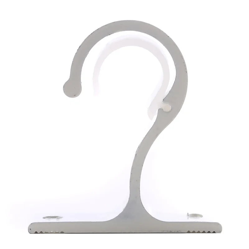 Curtain Drapery Rod Holders Bracket DIY Rome Pole Curtain Brackets Aluminium Alloy Support Rack Home Decor curtain rod