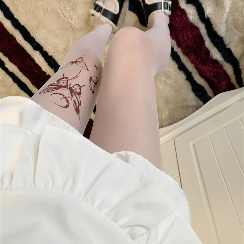 Fashionable sexy stockings thin, fashionable anti-hook silk leggings women's spring and autumn thin velvet, bare legs artifact