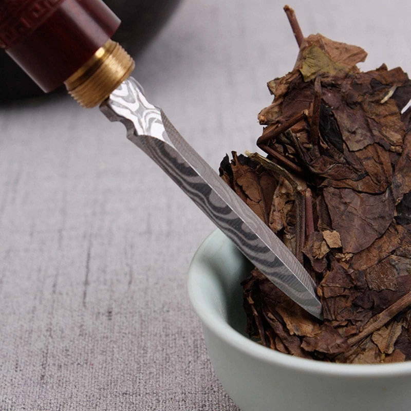 Tea Knife Tea Needle Stainless Steel with Wooden Handle Puer Puerh Professional Ice Pick Cake Pick Tool for Breaking