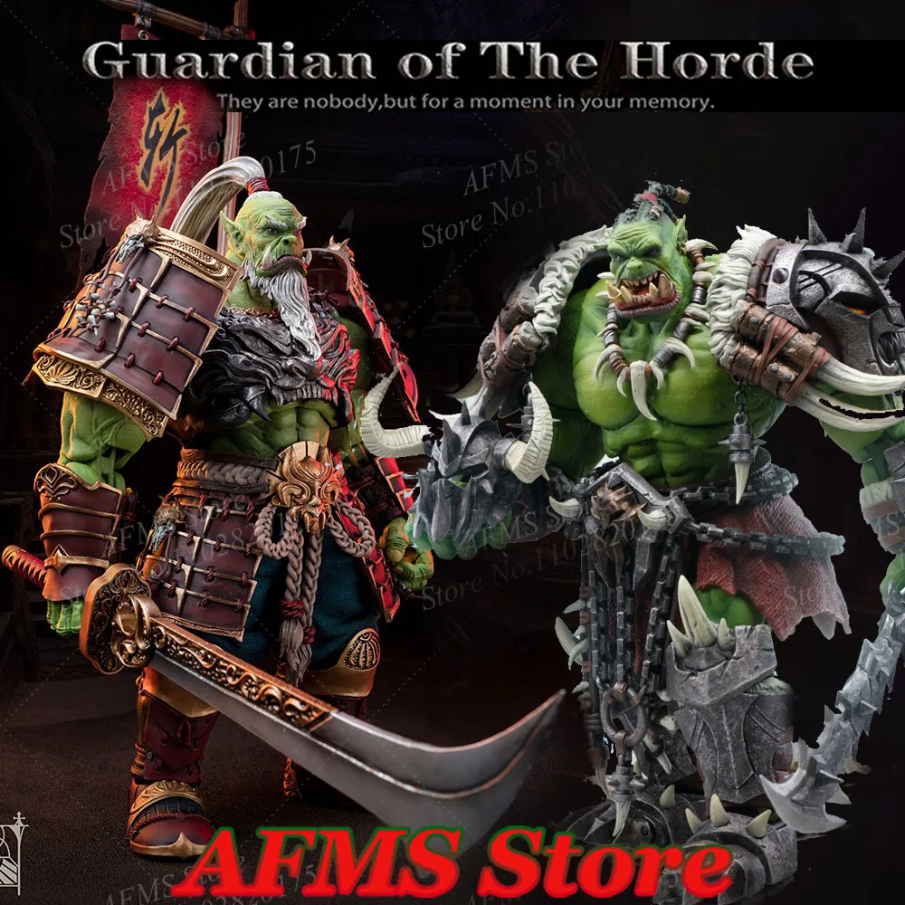 Mithil Action No.02 Berserker Scala 1/10 Guardian Of The Horde Double Blade Orc 20Cm Action Figure Model Best Collection Gift