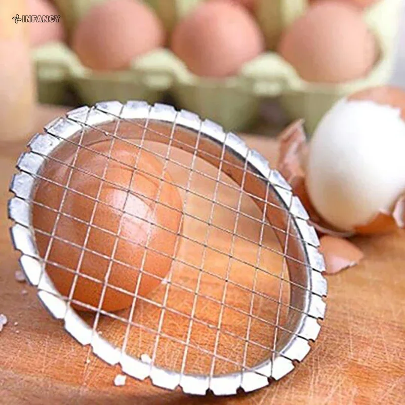 Stainless Steel Egg Slicer Cutter Cut Egg Device Grid for Vegetables Salads Potato Mushroom Tools Chopper for Kitchen Chopper vegetable slicer,egg slicer cutter
