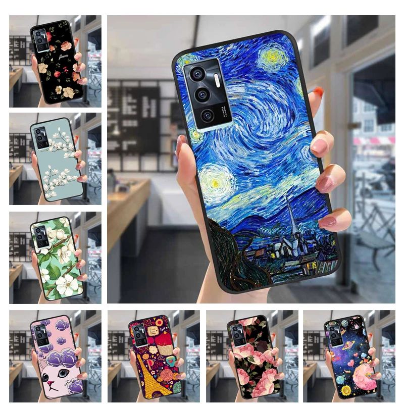Для Infinix Note 8i X683 X683B чехол Note8 X692 3D Цветочный тисненый силиконовый для телефона 8