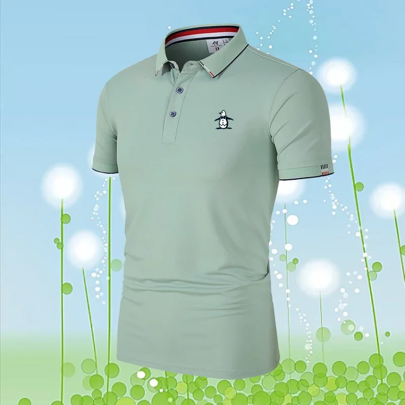 Munsing Wear Men's Summer Polo Fashion Sports Leisure Golf Clothing polo shirt