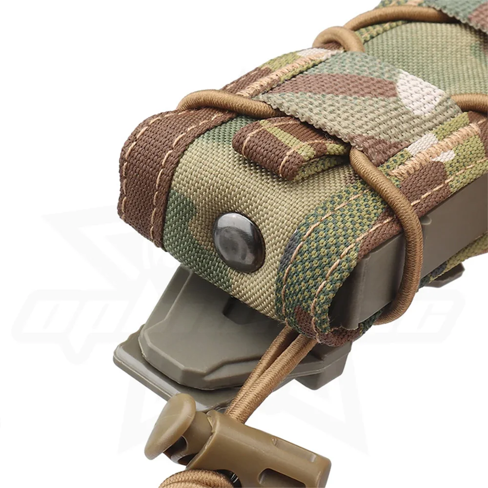 Magazine Pouch Flashlight Pouch Ammo Pouch OPHIDIAN Magazine Pouch 9mm Pistol Single Mag Bag Molle Flashlight Pouch Torch Holder Hunting Knife Holster Shooting Airsoft