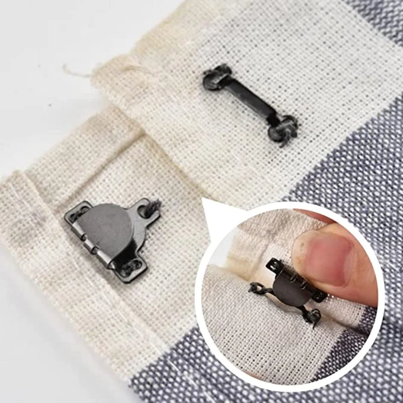 10/5/1PCS Metal Invisible Trousers Buckle Hook Hand-sewn Pants Hooks DIY  Trousers Fur Skirt Jacket Garment Sewing Accessories