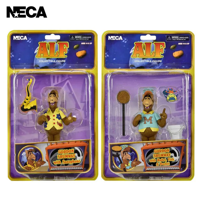 

NECA оригинальная Европейская и американская пленка Ah Fu At Home саксофон версия 5 дюймов Аниме экшн-модель Фигурка в масштабе коллекционные игрушки