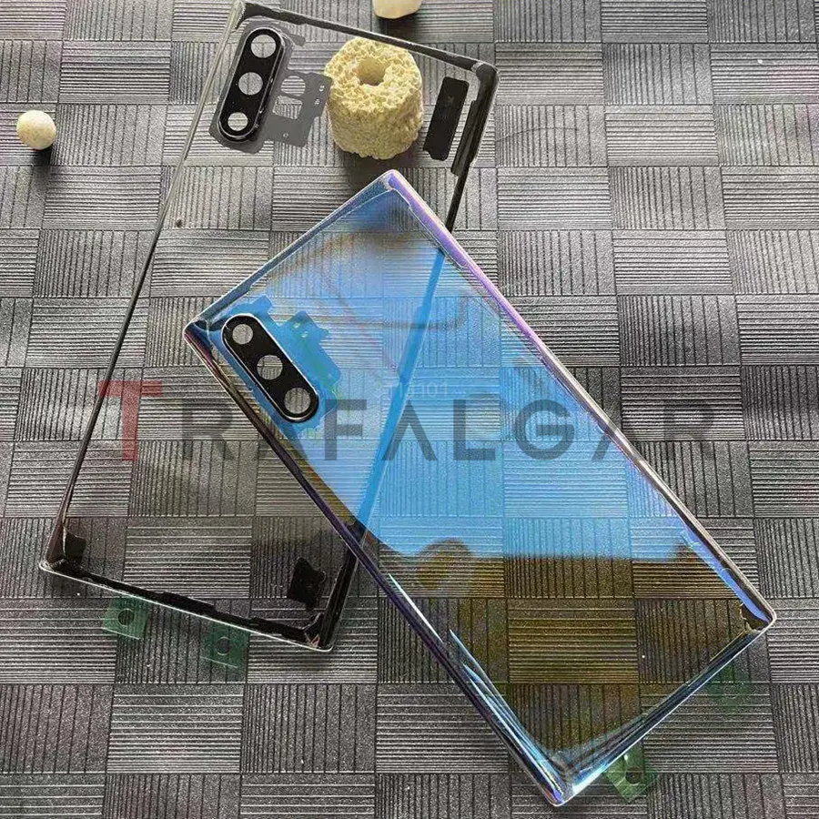 SAMSUNG Galaxy Note 8 9 10 Plus Clear Glass Battery Cover