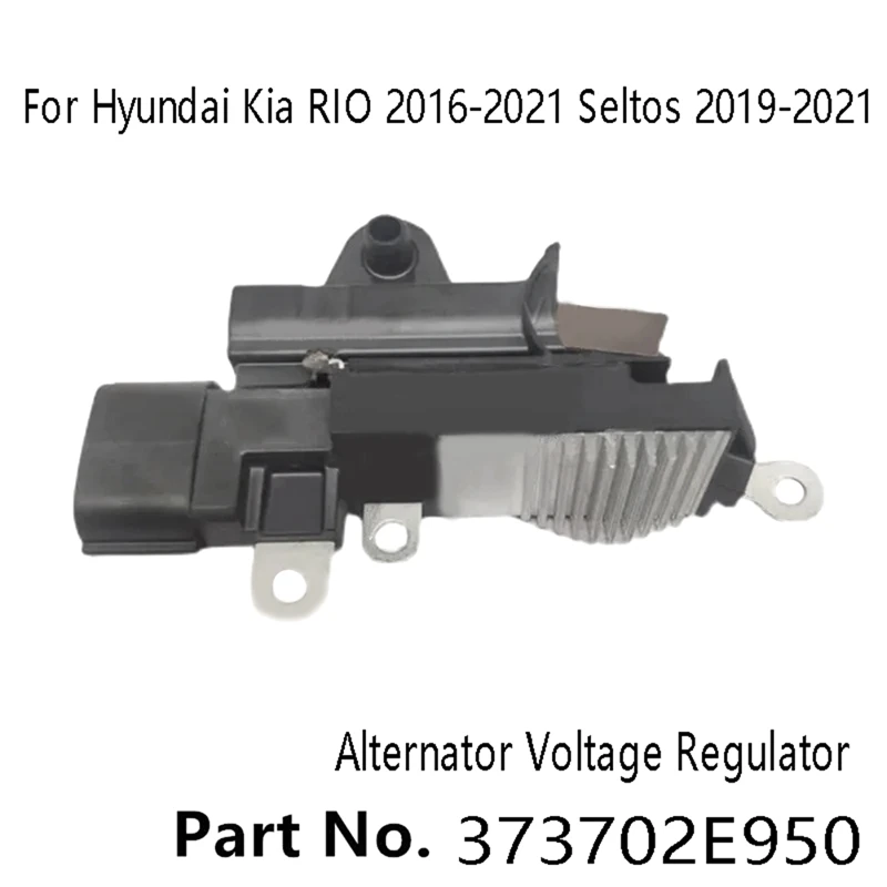 

Car Alternator Voltage Regulator Brush&Regulator Assy For Hyundai Kia RIO 2016-2021 Seltos 2019-2021 373702E950 Accessories