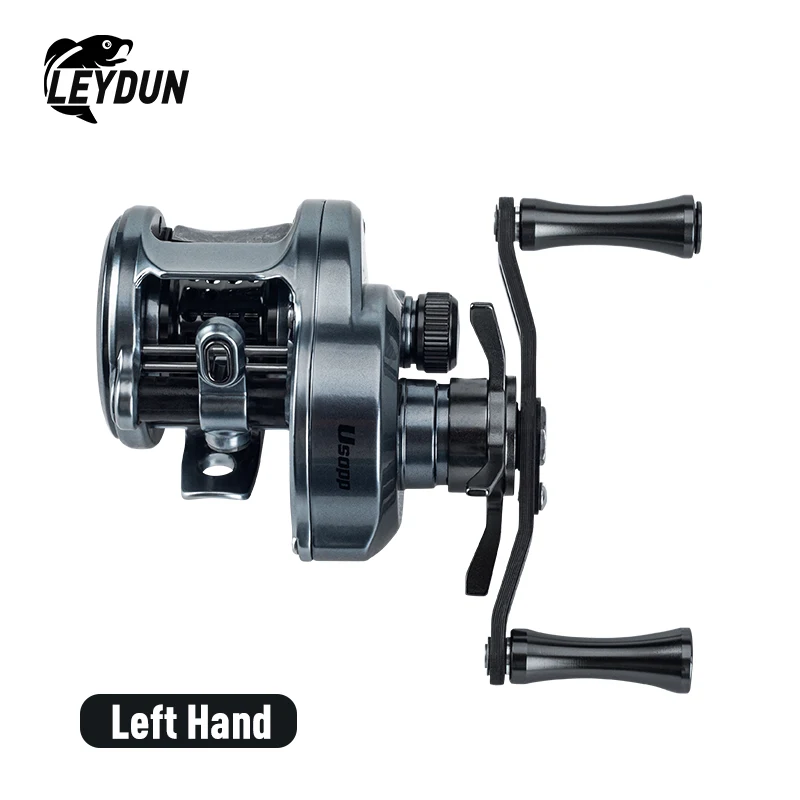 Leydun Usopp Baitcasting Fishing Reels 125g Ultralight 7.6:1