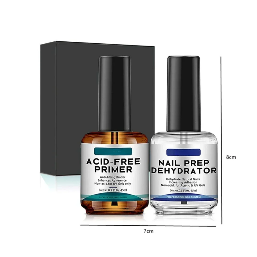 Natural Nail Dehydrator and Acid-Free Primer Nail Dehydrator for Acrylic and Gel Polish NailPrimer for U V Gel nail primer,nail dehydrator