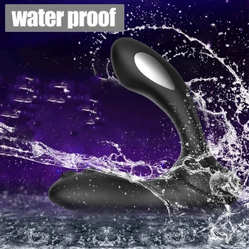 Male Prostate Massage Vibrator Anal Plug Silicone Waterproof Masturbator Delay Ejaculation Ring Sex Toys for Men Adult Toys 6