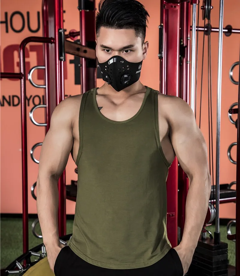 

Summer New quick-dry Tank Top Men Bodybuilding singlet Men Jopping Sleeveless T-Shirt wearproof Fitness Clothing Sportwear Vests