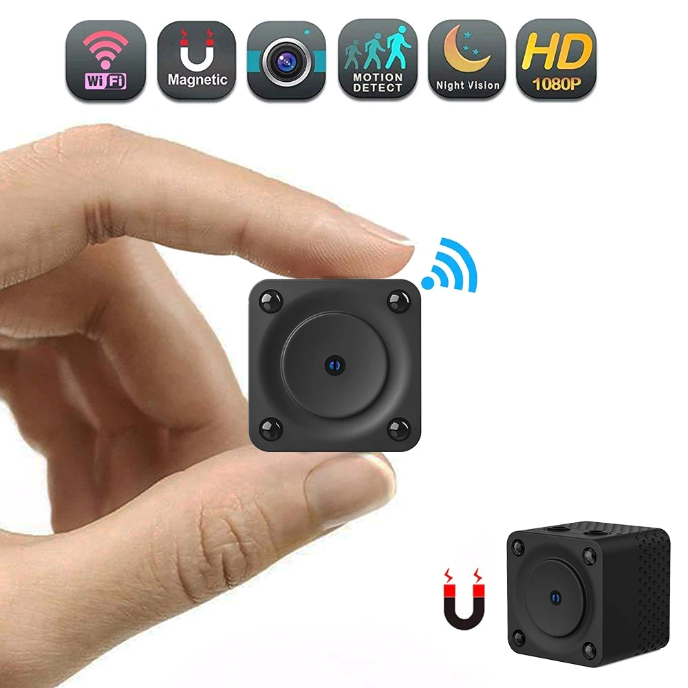 Беспроводная инфракрасная сетевая микро-камера 1080P с Wi-Fi удаленный мониторинг