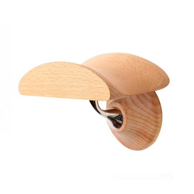 Headphone Hanger Holder Wall Mount Headset Hook Universal Adhesive Stand Wood- Drop Shipping