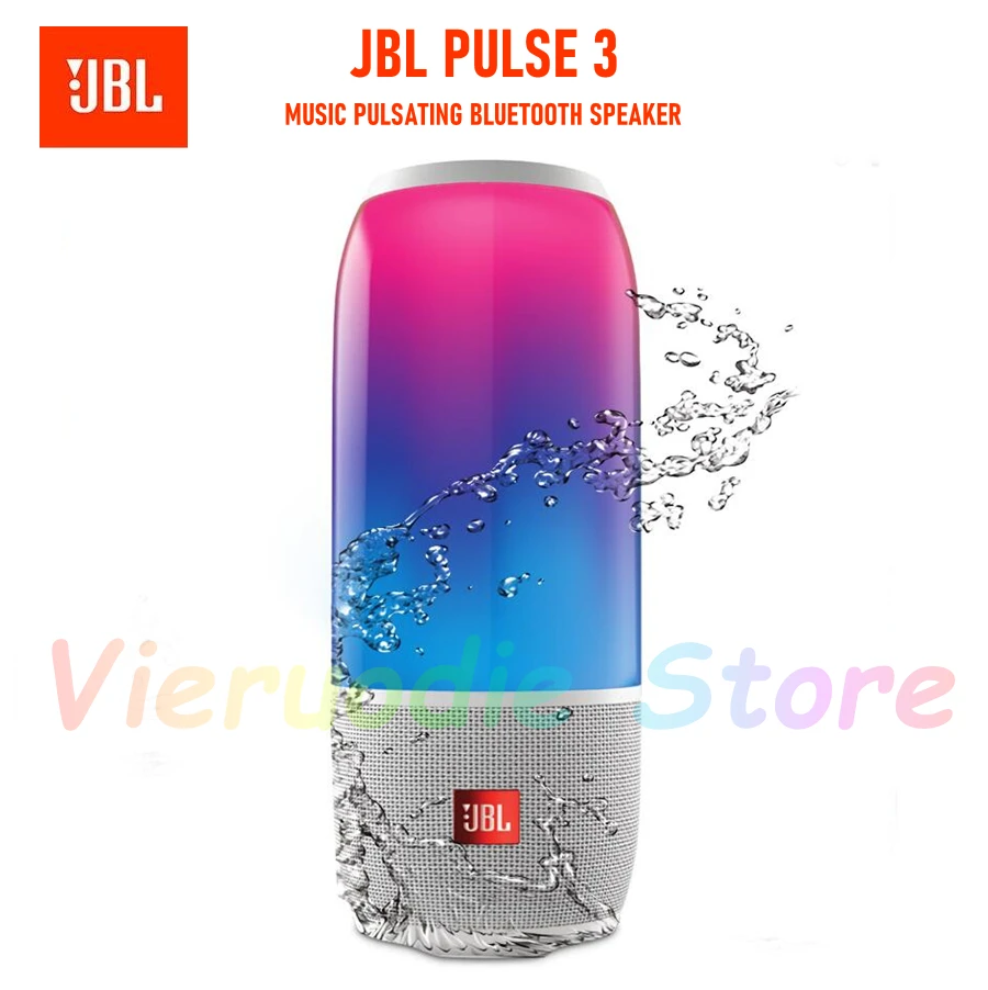 JBL Pulse 3 Portable Bluetooth HiFi Speaker With Led Light IPX7 Waterproof  Speaker JBL Subwoofer Wireless Outdoor Party Speaker
