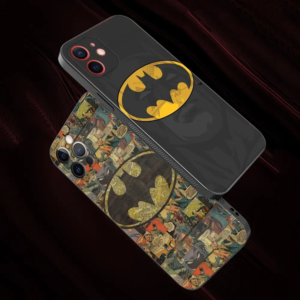 Phone Case for iPhone 13 12 11 Pro Max XR X XS 8 7 6 6S Plus 13mini 5 5S SE 12mini Cover Silicon Coque Batman Cartoon