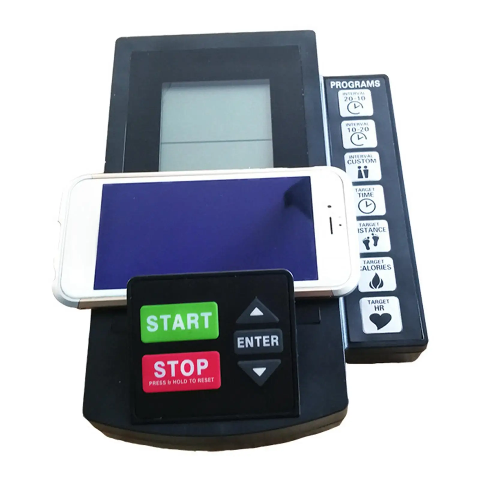 Rowing Machine Counter Cycle Counter Monitor Speedometer for Stationary Bike 4