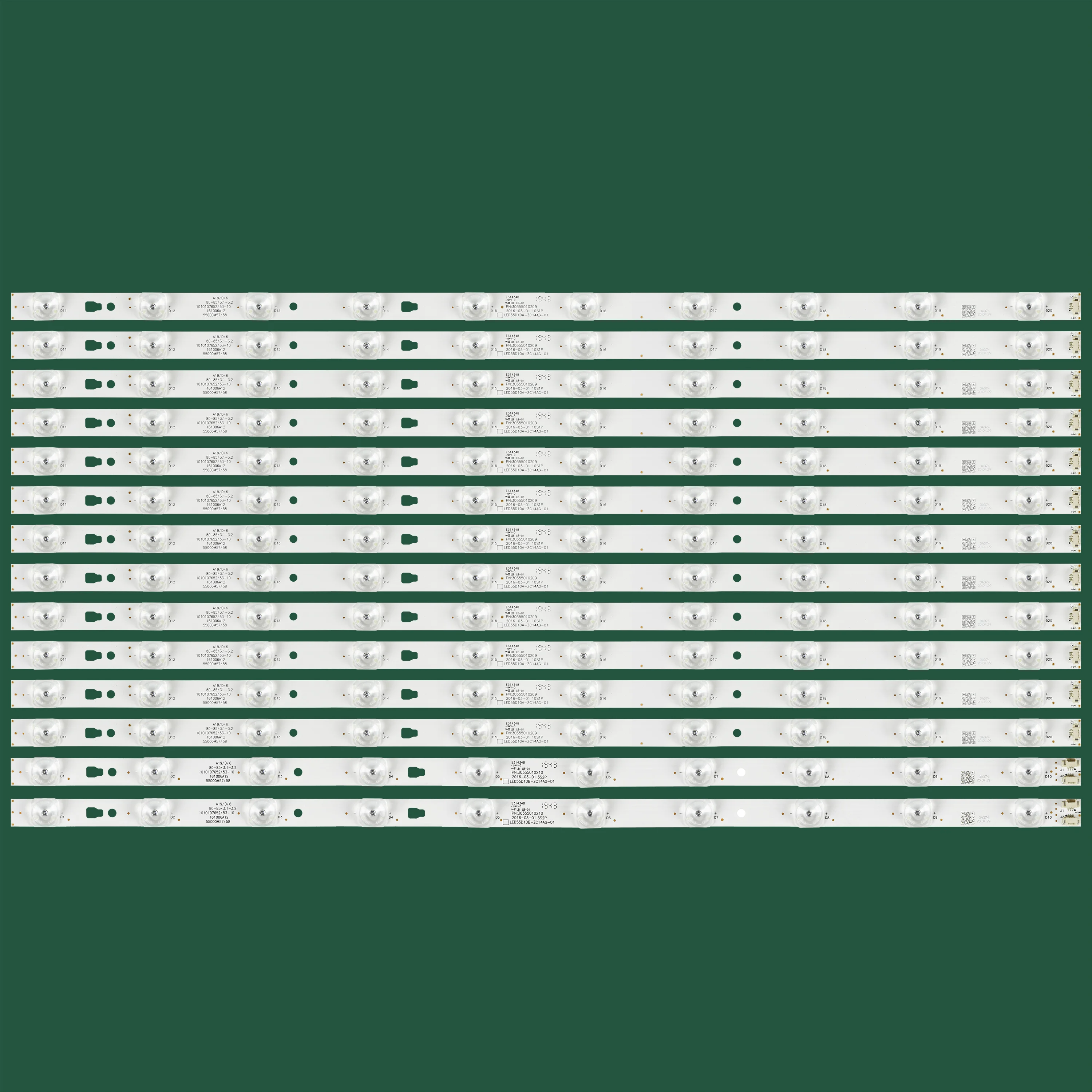 

Светодиодный фонарь для подсветки Haier U55H3 LS55H510X LS55A51 LS55H510N LS55H310G LS55AL88U71, светодиодный 55D10A-ZC14AG-01, светодиодный 55D10B-ZC14AG-01