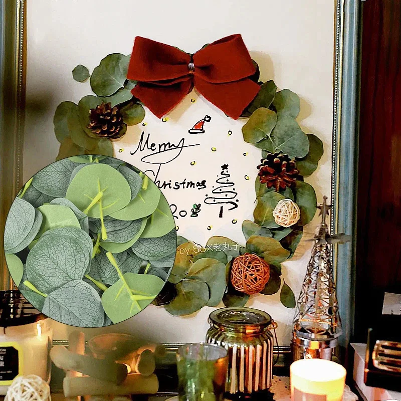 

Artificial Plants Simulated Green Leaf Silk Artificial Flowers Photographic Props Home Decoration Accessories Home Decoration
