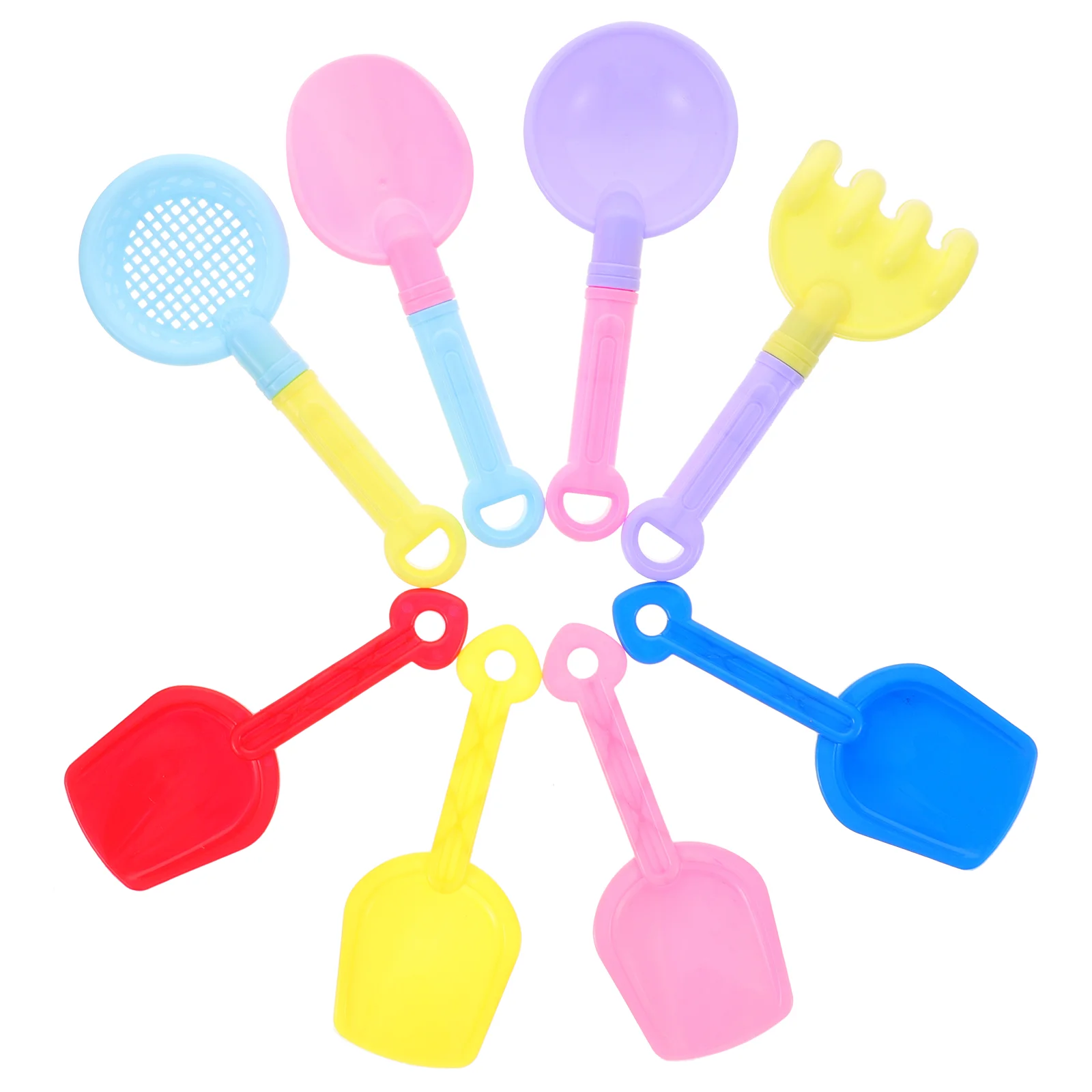 

8pcs Kids Beach Sand Shovels Kids Toys Sand Toys Sand Digging Shovels