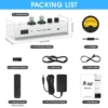 Douk Audio P1PLUS Bluetooth Tube Preamp USB DAC Headphone Amp with VU Meter support DSD256 6