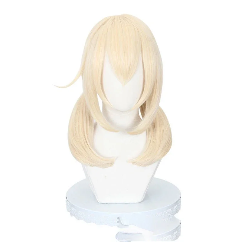 Spiel The Escaping Sun Charakter Zöpfe Klee Cos Modellierung Perücke Dame Tägliche Kleidung Match Niedliche Frisur Twintails Perückenabdeckung – Detail 6