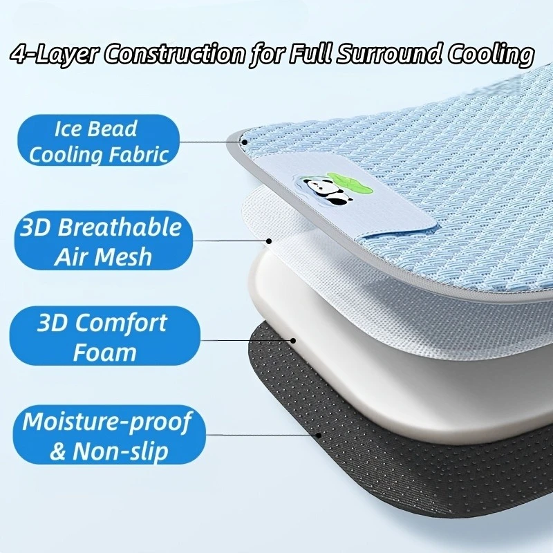 Cooling Mat For Dogs And Cats Breathable Summer Pet Bed_voghion.com