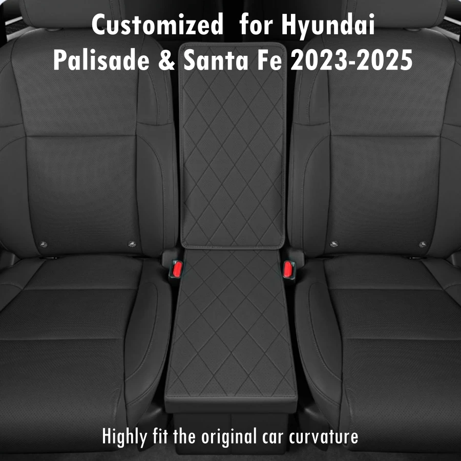 6인승 현대 팰리세이드 및 산타페 2열 차량용 시트 오거나이저 등받이 콘솔 오거나이저 뒷좌석 박스 장난감 박스 수납함