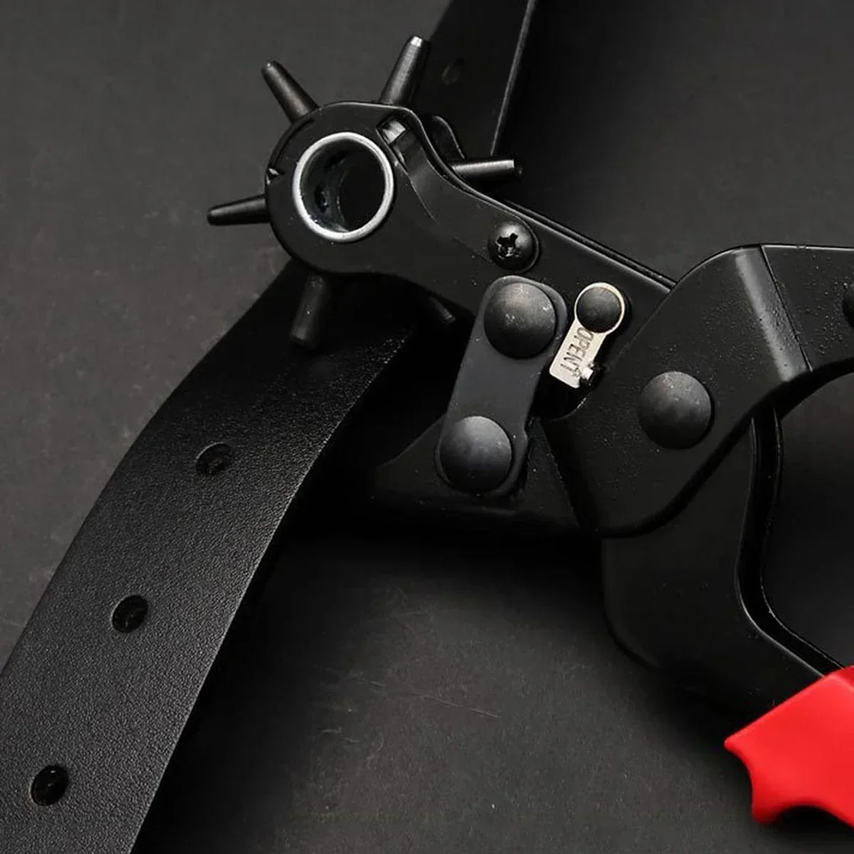 Mustang Tool Multifunctional Steel Puncher Belt Hole Puncher