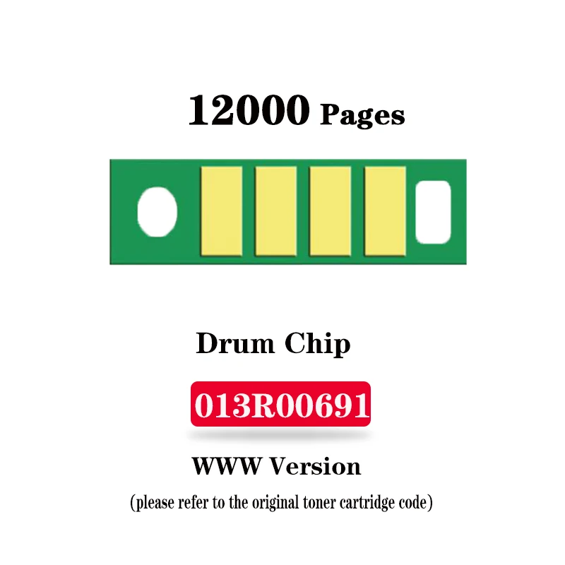 WW Version 12K Pages 013R00691 Drum Chip cartridge chip for Xerox B230/B225/B235
