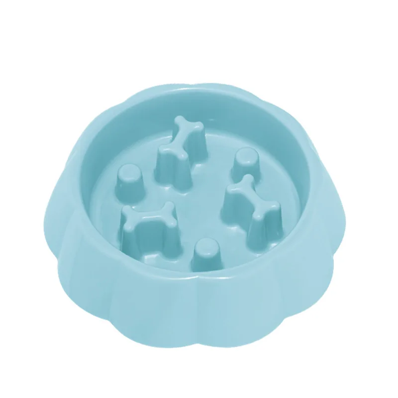 Platz Haustier Langsam Fütterung Katze Schüssel Anti-würgen Hund Puzzle Futternapf Wasser Becken Anti-Umdrehen Katze Fütterung trinken Container – Detail 15