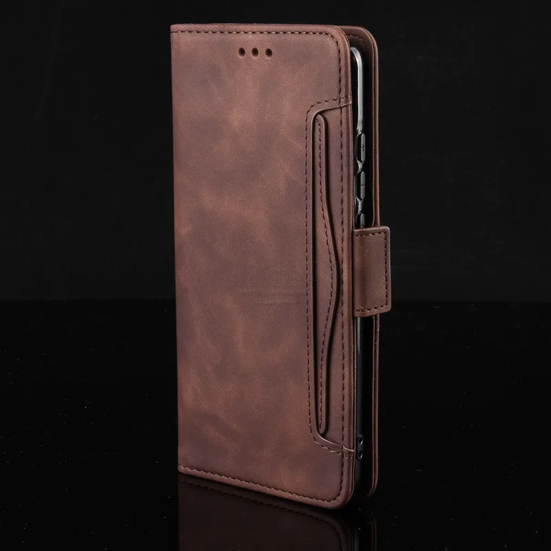 AnnhanT Cover per Oppo Find X5 Lite Custodia, Oppo Find X5 Lite Pelle Cover [Kickstand/Portafoglio/Magnetica] Flip Caso Cover per Oppo Find X5 Lite -Marrone