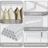 Portable Closet，Free Standing Wardrobe Closet with Hanging Rod and Curtain， Cloakroom, Bedroom，40.55 X 16.73 X 65.35Inches 3