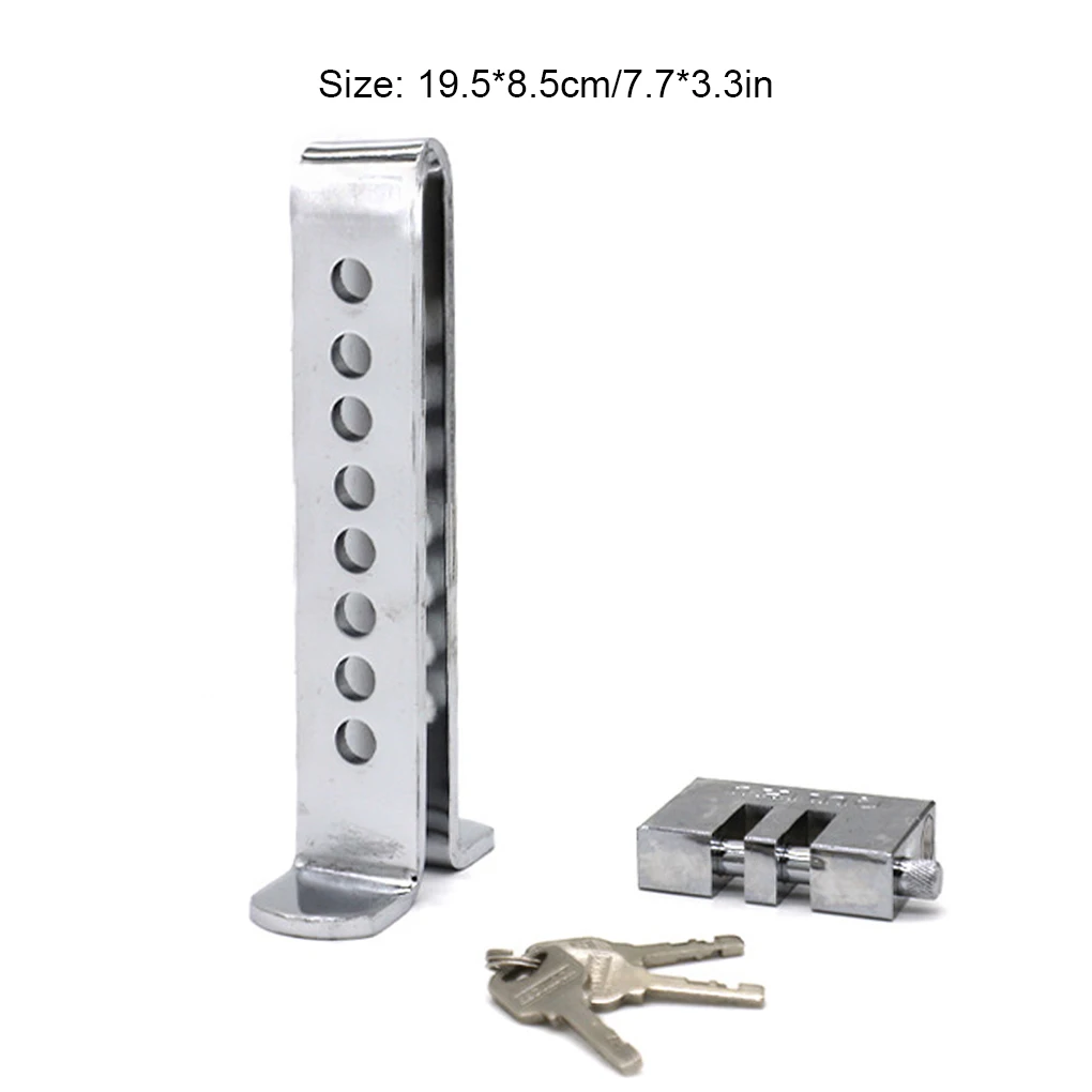 Car Clutch Lock Universal Auto Steering Wheel Brake Pedal Lock Throttle Security Steel Stainless Anti-Theft Tool Pedal Car Tool