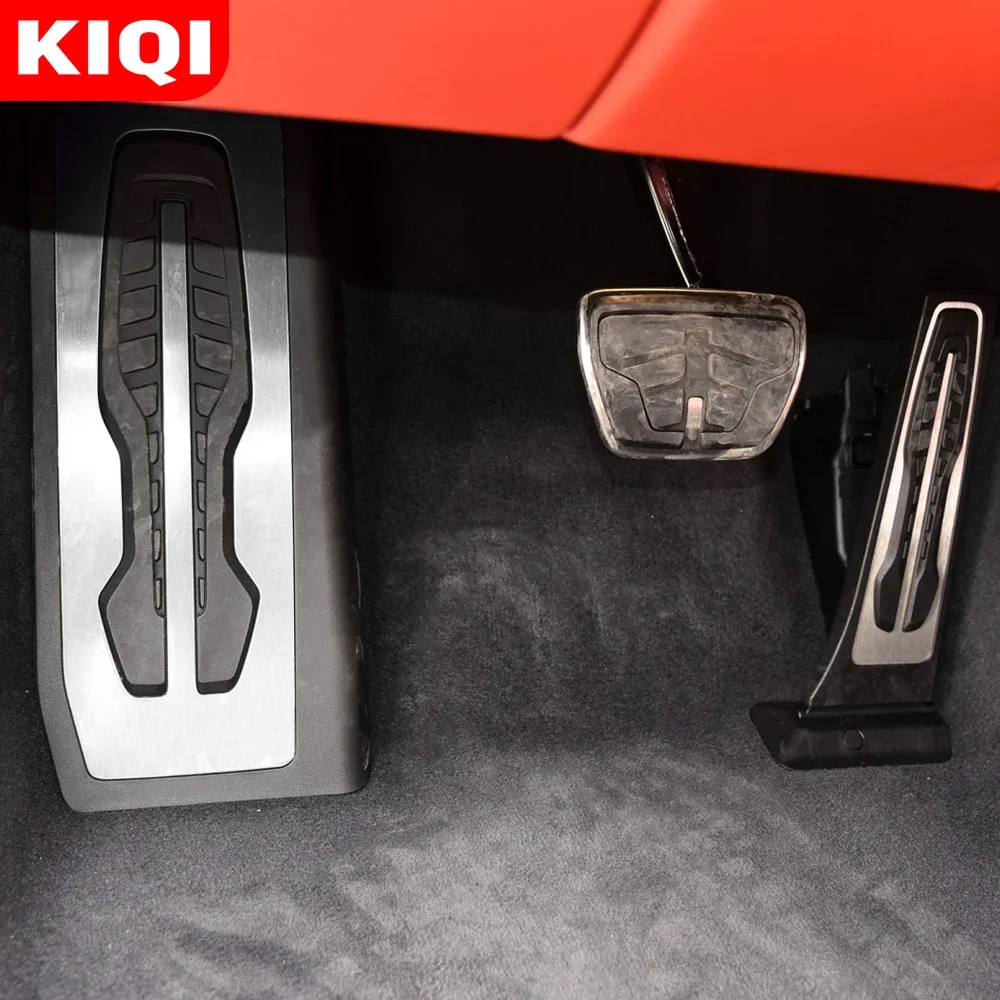 LHD Sport Pedals Pads For BMW 740i 750i 750Li 7 Series G11 G12 AT MT Car Fuel Brake Footrest Pedal Cover Accessories