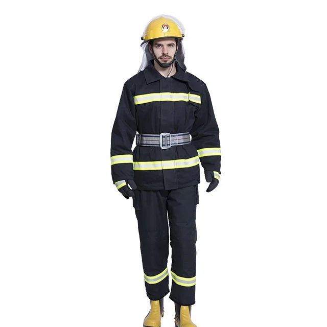 

Safety firefighter uniform PPE with fireproof reflective tape